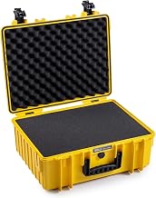B&W International 6000/Y/SI 6000 Outdoor Case with SI Foam Durable Type, Yellow