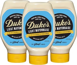 DUKE'S Duke’s Light Mayonnaise Squeeze Bottle, 18 Ounce (Pack of 3)