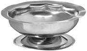 3.5 oz Footed Stainless Steel Sherbet Dish by Winco – 3.5 Ounce, 3.0 ounces, Stainless Steel, Model SD-3