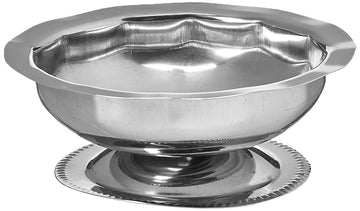 3.5 oz Footed Stainless Steel Sherbet Dish by Winco – 3.5 Ounce, 3.0 ounces, Stainless Steel, Model SD-3