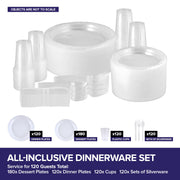 Stock Your Home 780 / 30 Pack Pack of 26 / Clear Plates
