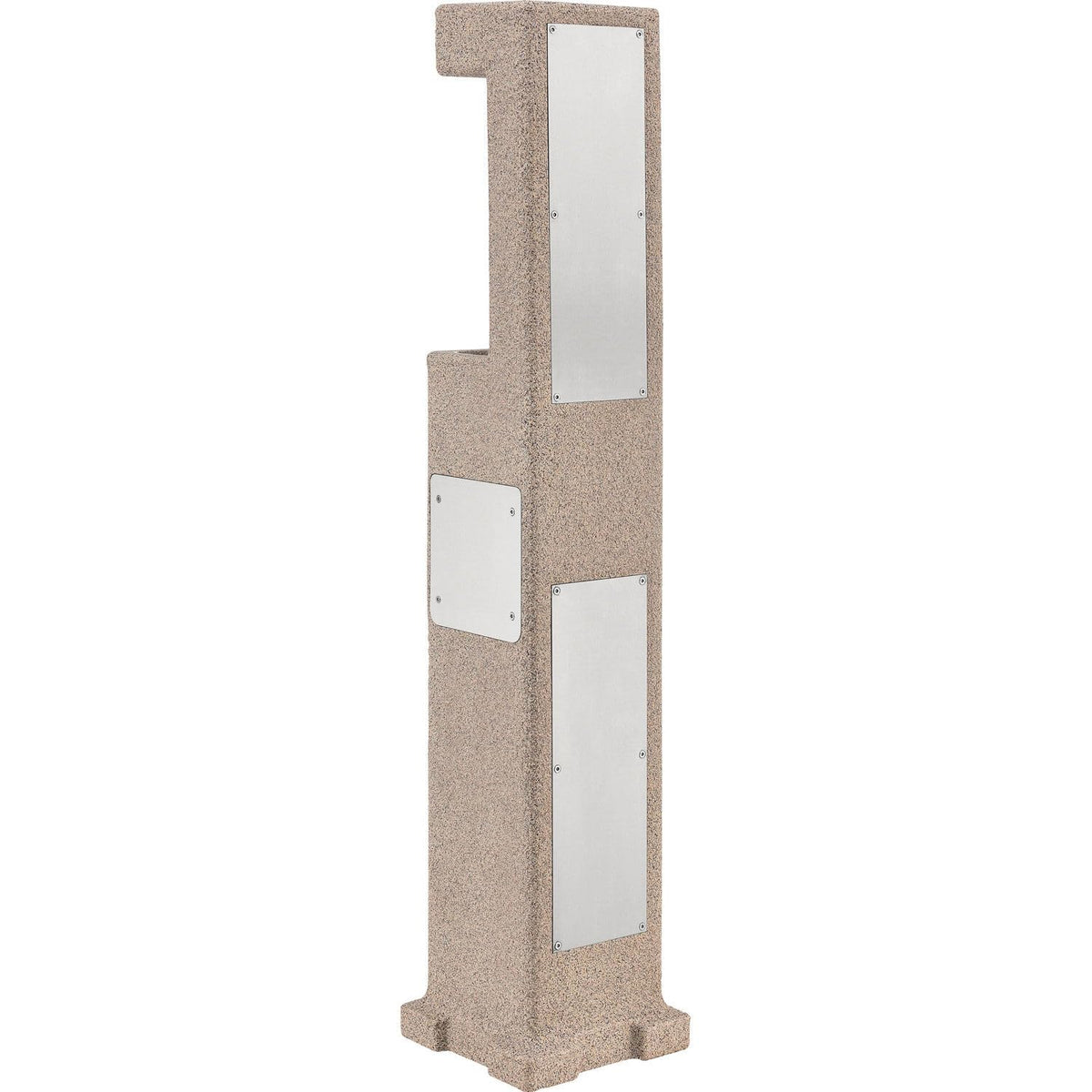 Outdoor Bottle Refilling Station by Global Industrial – High Density Polyethylene (HDPE), Tan, Model 603602