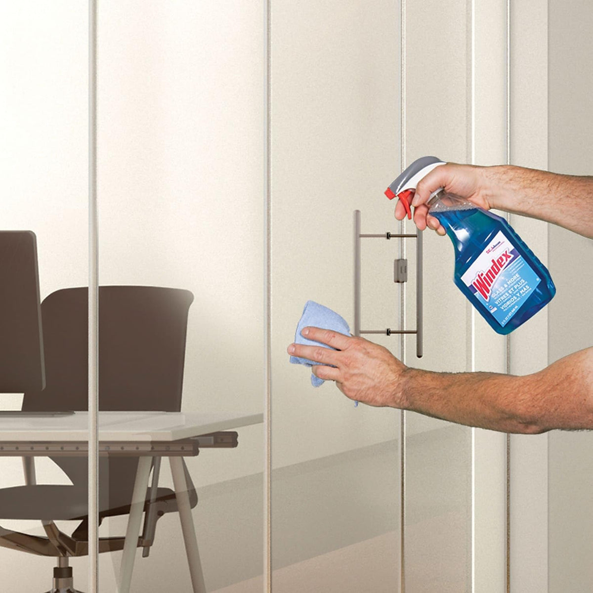 (R) Powerized Glass Cleaner with Ammonia-D by Windex – 32 Fl Oz (Pack of 1), Blue, Model 90135