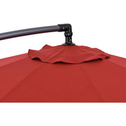 Global Industrial Cantilever Umbrella w/Crank by GEC – Red, Model ZY21B-RED
