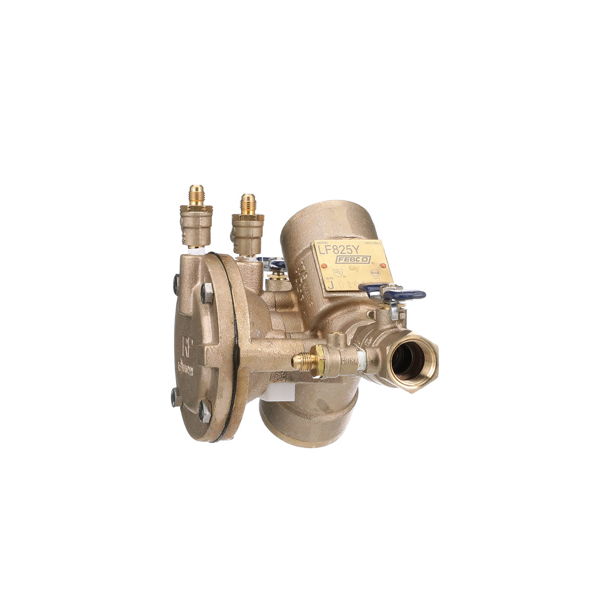 LF825Y-QT 3/4" Reduced Pressure Zone Assembly by Febco – 0.75 Inch, Stainless Steel, Bronze, Model 0683006