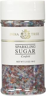 India Tree 3-1/2-Ounce Sparkling Sugar, Confetti
