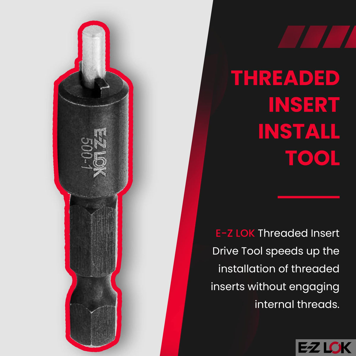 E-Z LOK 500-1 / Silver / 1 Externally Threaded Inserts