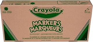Crayola Broad Line Markers Classpack (256 Ct), Bulk Classroom Must Haves | Teacher School Supplies for Preschool & Kindergarten