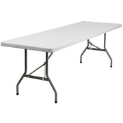 Flash Furniture Granite White / 8 feet / Standard Folding Tables