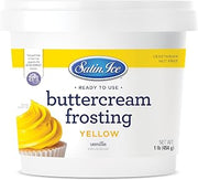 Satin Ice Yellow Buttercream Frosting - 1lb - Pail