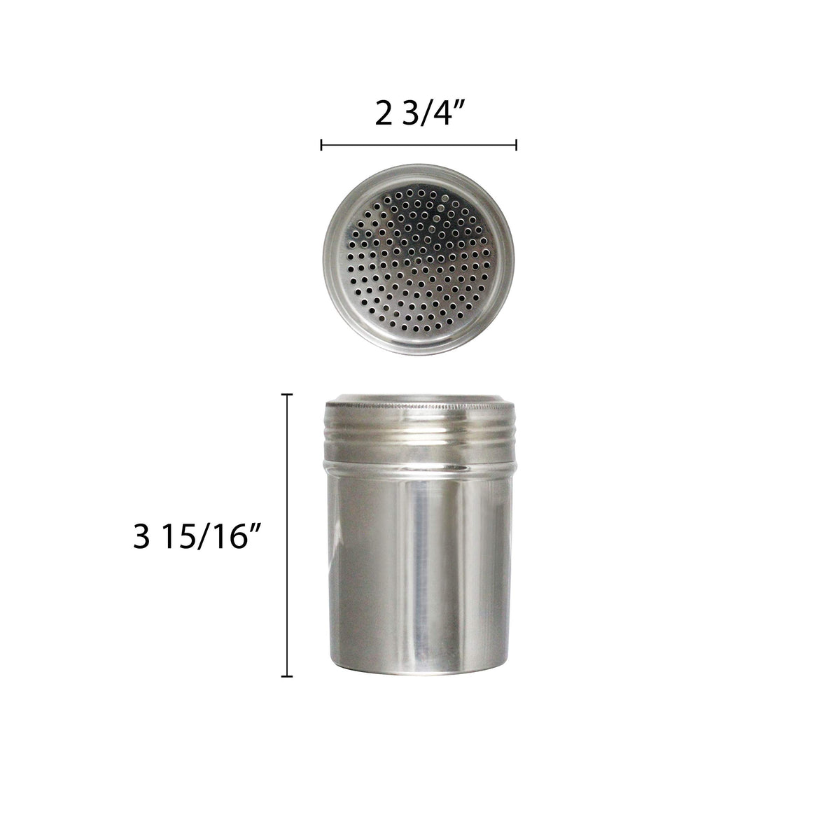 Dredge without Handle by Thunder Group – 10.0 ounces, Stainless Steel, Silver, Model 2884-B