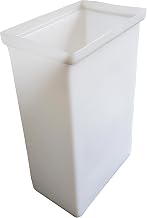 Winholt 148BIN-WH Ingredient Bin, 9 1/4" Width x 14 5/8" Length x 23 1/4" Height, White
