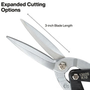 KLEIN TOOLS Long Nose Straight-Cutting / 3 inches / Orange Nippers & Snips