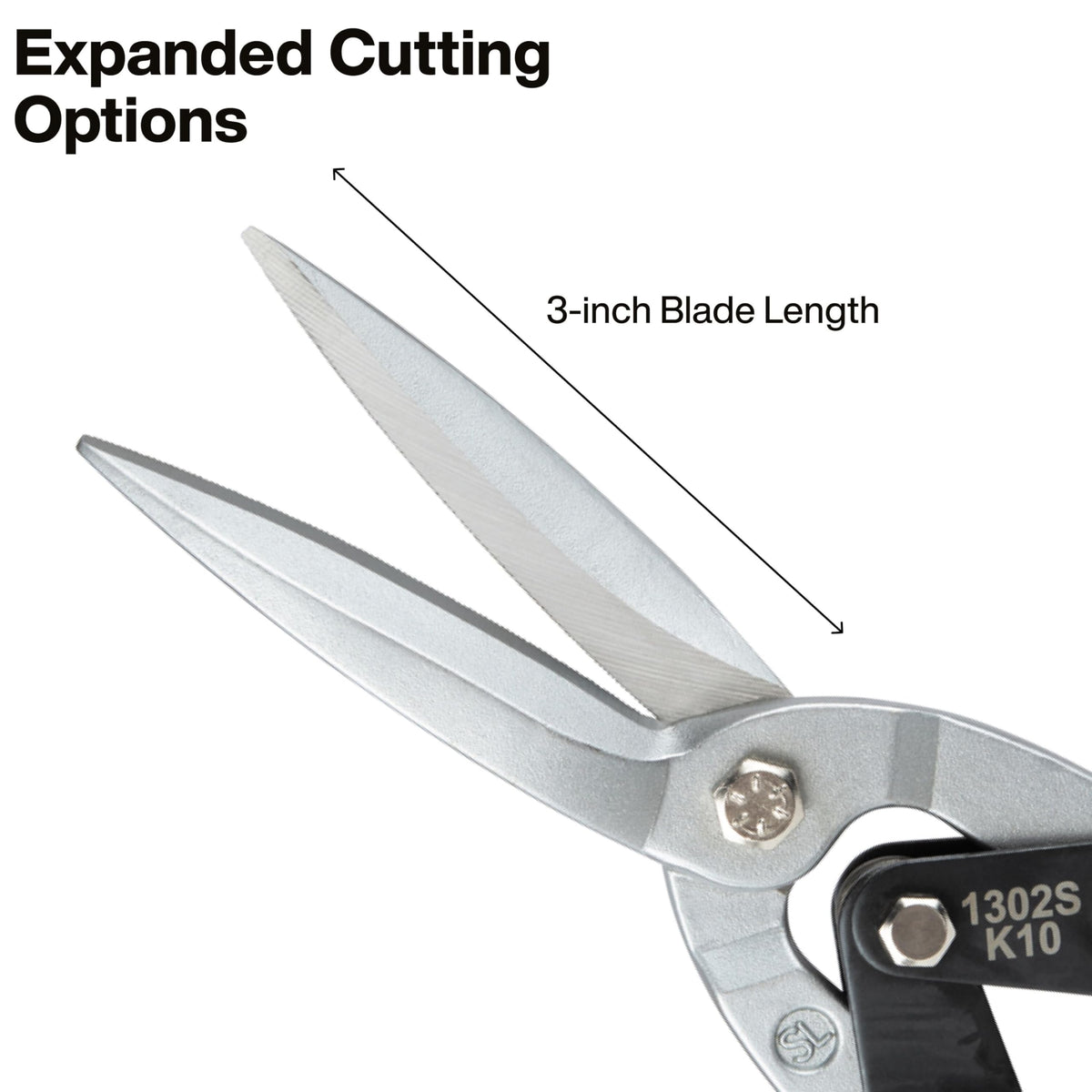 KLEIN TOOLS Long Nose Straight-Cutting / 3 inches / Orange Nippers & Snips