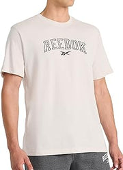 Reebok Men's Kickoff Crewneck T-Shirt, Standard Fit, Lightweight Cotton-Poly Fabric