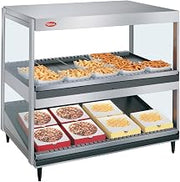 Hatco GRSDS/H-41DGlo-Ray Countertop Merchandising Warmer with Pass-Thru Design, (2) Shelves & (16) Rods (Normal Wattage)