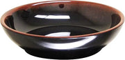 Thunder Group Tenmoku melamine dinnerware collection 9 oz, 5 1/2" bowl (flat), comes in dozen