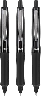 PILOT Dr. Grip FullBlack Refillable & Retractable Ballpoint Pen, Medium Point, Black Ink (14634) (Pack of 24)