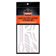 Skullerz 8961 Reflective Hard Hat Stickers by Ergodyne – Adhesive, White, Model 61100