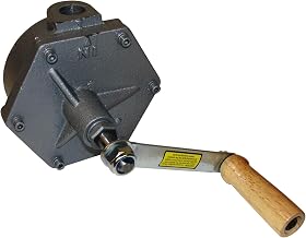 Replacement 2-Way Rotary Hand Pump JDI-35-UL Replacement Pump for JohnDow Fuel Caddies FC-P30-UL by JohnDow Industries – 10 Inch, Steel, Black & Wood, Model JDI-35UL