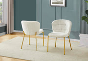 Best Quality Furniture Cream / Gold / Contemporary / 1 Fabric