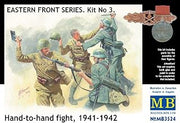 Masterbox Master Box Hand to Hand Combat German and Russian Infantry Eastern Front 1941-42 (4) Figure Model Building Kits (1:35 Scale)