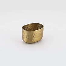 Inc. American Metalcraft ASPG Hammered Aluminum Sugar Packet Holder, Gold, 6-Ounces