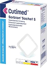 Cutimed Sorbion Wound Dressings, Sachet S, 8 x 4 in., Box of 10
