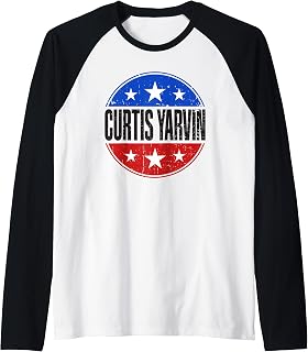 Curtis Yarvin for President 2028 Raglan Baseball Tee