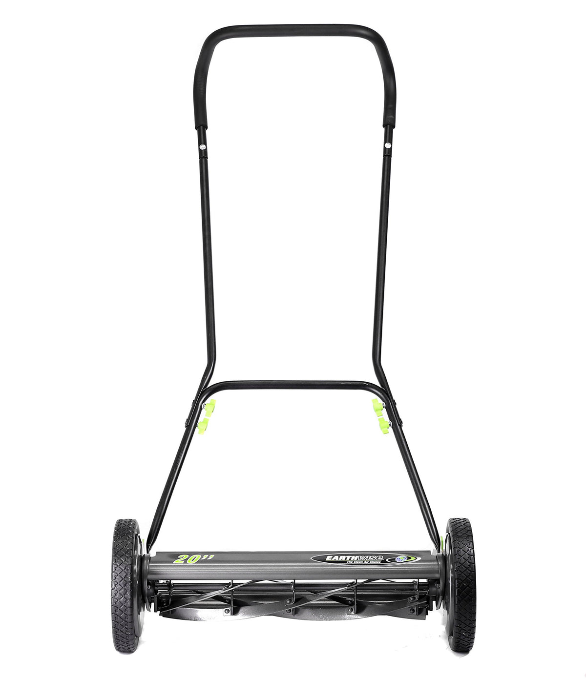 20-Inch 5-Blade Push Reel Lawn Mower by Earthwise – 20", 5-blade, Alloy Steel, Gray, Model 2001-20EW