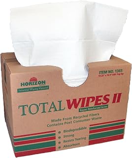 AbilityOne 7920013701365 - Total Wipes II Cleaning Towel - 4 Ply Medium-Duty - 13-1/4" x 16-1/2" - 400 units