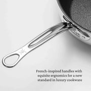 ProBond Forged TITUM - Professional Clad Stainless Steel by Hestan – 3.5 quarts, Stainless Steel, Model 5299
