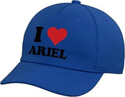 I Heart Ariel First Name I Love Personalized Stuff Adjustable Baseball Hat