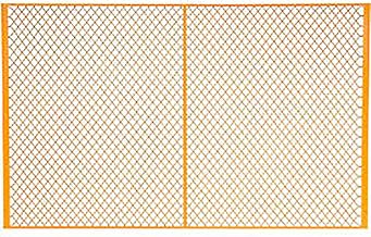 Global Industrial Machinery Wire Fence Partition Panel, 8'W, Yellow