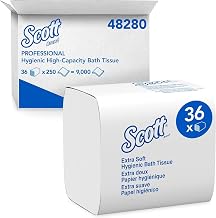 Control Hygienic Bath Tissue, Septic Safe, 2-Ply, White, 250/Pack, 36 Packs/Carton