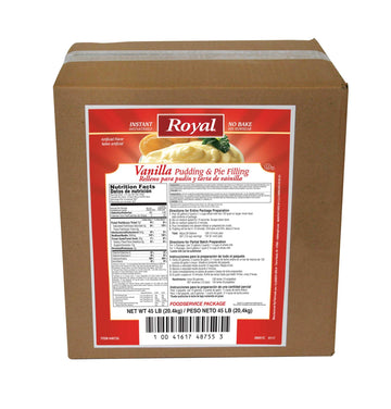 Instant Vanilla Pudding Mix by Royal – 45 Pound