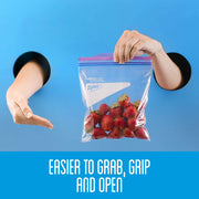 Double Zipper Gallon Storage Bags 20 ea by Ziploc – One Size, 1.0 gallons, Polyethylene (PE), Clear, Pack of 20