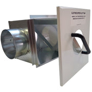 Continental Fan Lint Trap by Global Industrial – 4" Round, Satin Coat, Model LT100