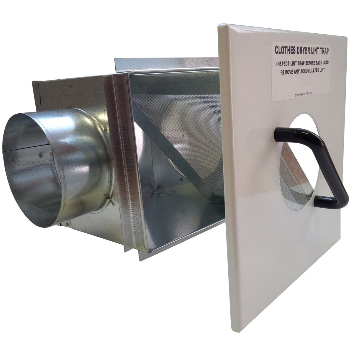 Continental Fan Lint Trap by Global Industrial – 4" Round, Satin Coat, Model LT100