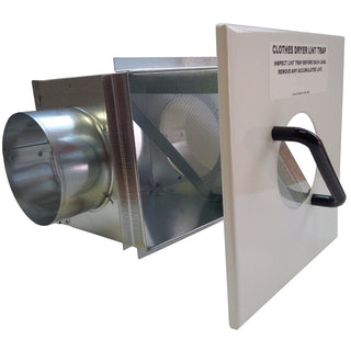 Continental Fan Lint Trap by Global Industrial – 4" Round, Satin Coat, Model LT100