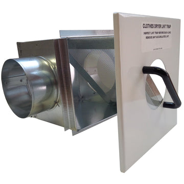 Continental Fan Lint Trap by Global Industrial – 4" Round, Satin Coat, Model LT100
