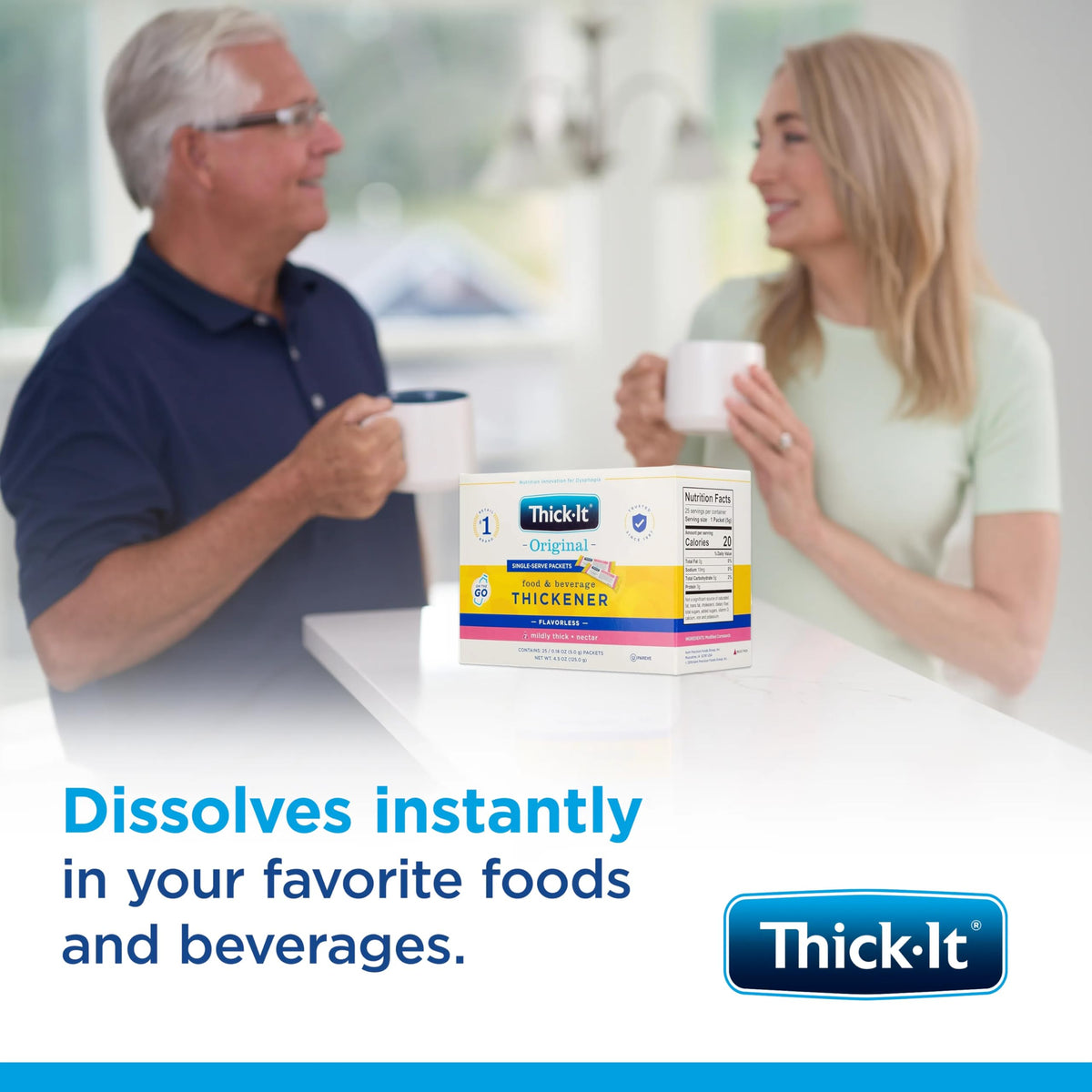 Original Thickener Packets by Thick-It – 0.18 Ounce (Pack of 25)