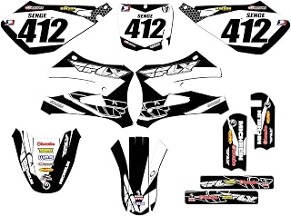 10-20 SR/FWE CX 50 13 FLY Black Complete Kit With Rider I.D. Compatible with Cobra | Senge Graphics Inc