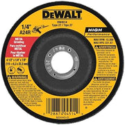 DEWALT DW4514 1/4" Thick Grinding Wheel with 4-1/2" Diameter and 7/8" Arbor