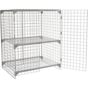 Global Industrial 4' x 2' x 5' / Gray / Industrial Storage Lockers