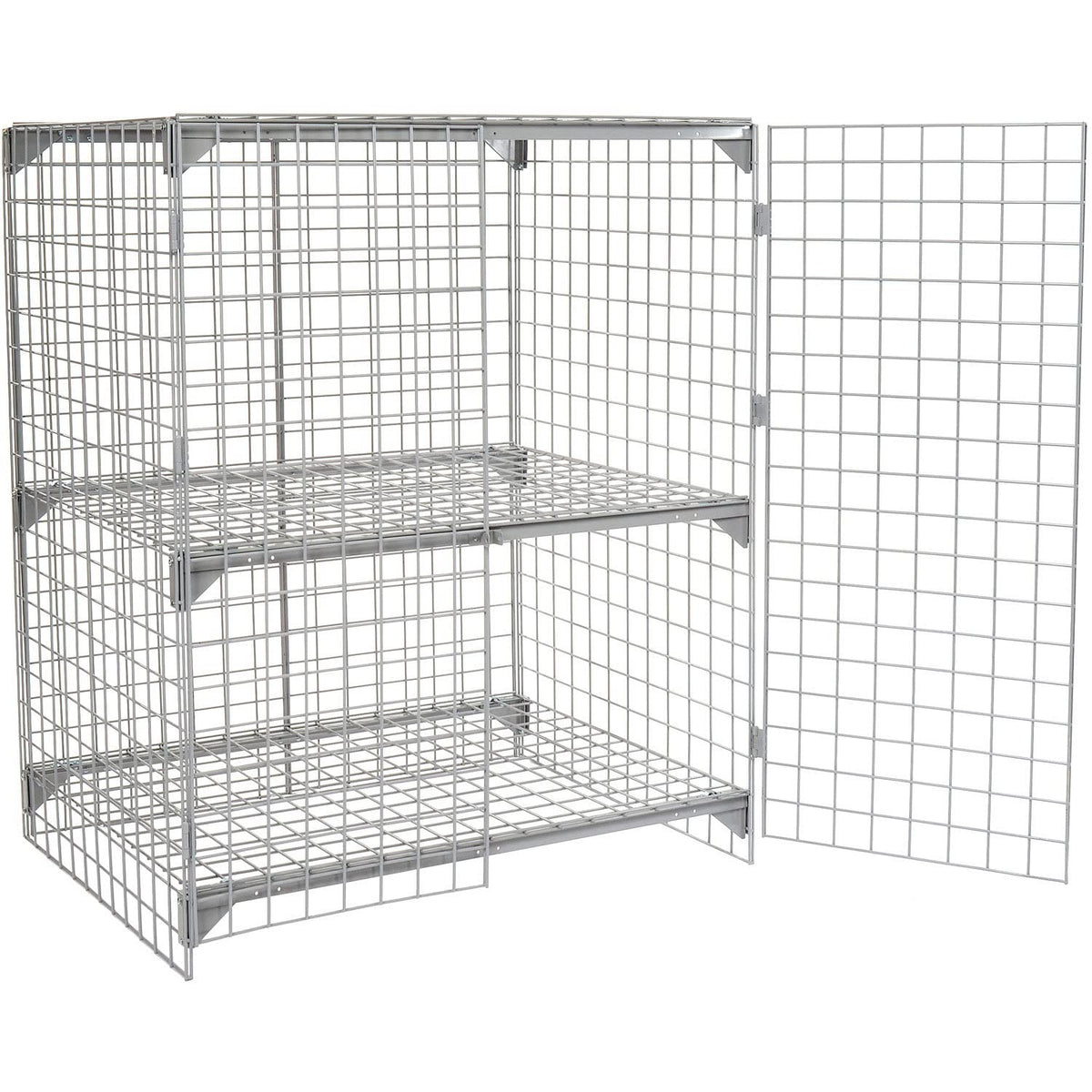 Global Industrial 4' x 2' x 5' / Gray / Industrial Storage Lockers