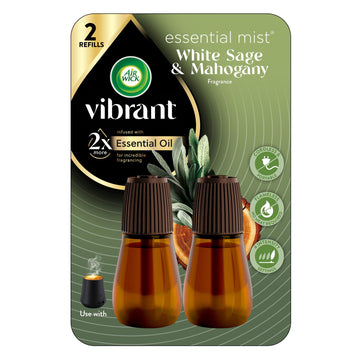 Essential Mist Diffuser Oil Refill by Air Wick – 0.67 Fl Oz (Pack of 2), Brown, Pack of 2, Model 6233800996