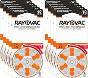 Rayovac Proline Advanced Hearing Aid Batteries | Size 13 | World's Longest Lasting Battery | Child-Resistant Packaging (60)