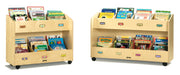 Mobile 8-Section Book Organizer by Jonti-Craft – 48 inches (W) x 16 inches (D) x 29.5 inches (H), Acrylic, Model 5369JC