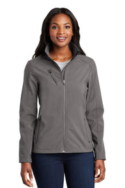 Ladies Welded Soft Shell Jacket XL Deep Smoke by Port Authority – Polyester, Deep Smoke, Model SNM-1189095